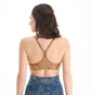 Топ женский Nike W Indy Icnclsh Shimmer Bra Metallic Ct3783-750