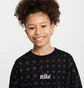 Свитшот детский Nike Sportswear Club Fleece Black/Grey HF8209-010