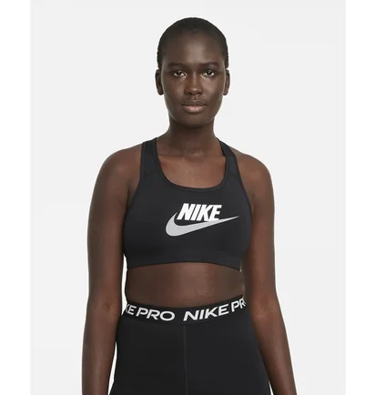 Топ женский Nike Dri-Fit Swoosh Black DM0579-010
