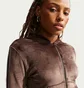 Толстовка жіноча Nike Sportswear Full-Zip Brown IQ0678-237