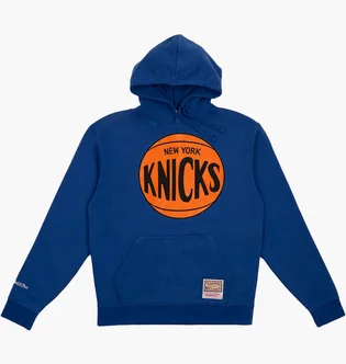 Худи мужское Mitchell & Ness Nba Team Logo Hoodie Upd Knicks Royal Blue HDSSINTL1267-NYKROYA