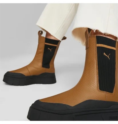 Чоботи жіночі Puma Mayze Stack Casual Chelsea Boot Brown 386742-01