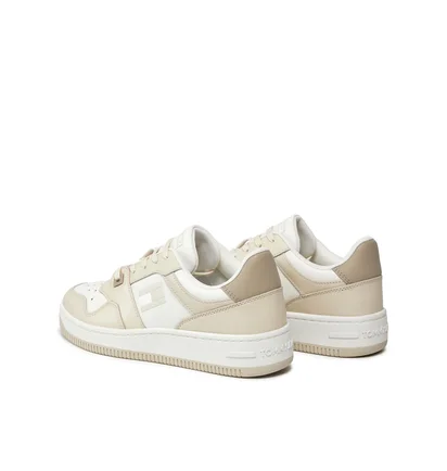 Кросівки жіночі Tommy Hilfiger Tjw Retro Basket Tonal Logo White/Beige EN0EN02483-ACG