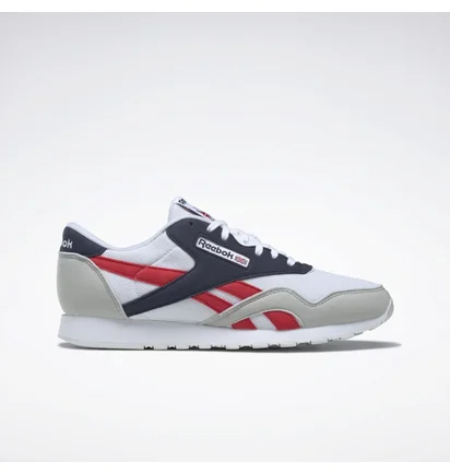 Кроссовки мужские Reebok Classic Nylon Shoes White/Grey Gw8357