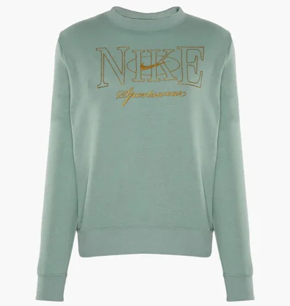Свитшот женский Nike Nsw Club Po Crew Shine Green FV8057-370