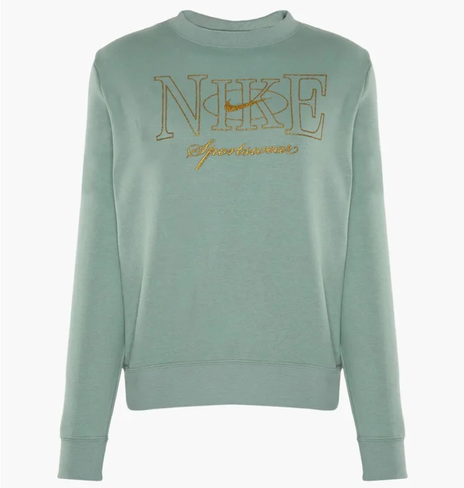 Свитшот женский Nike Nsw Club Po Crew Shine Green FV8057-370