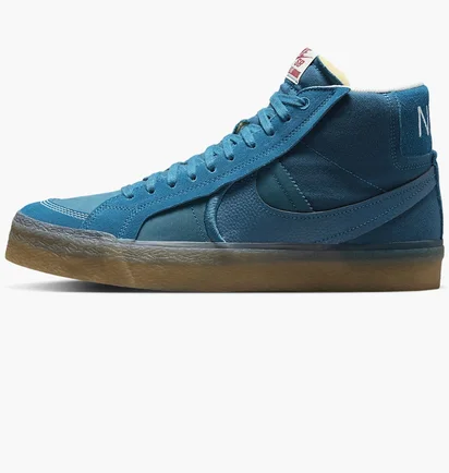 Кроссовки унисекс Nike Sb Zoom Blazer Mid Premium Plus Blue Dv5468-300