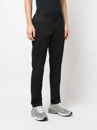 Штаны мужские Michael Kors Tapered Cargo Trousers Black CR3301W6W8