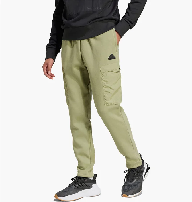 Штаны мужские Adidas City Escape Fleece Olive IV7419