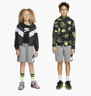 Шорты детские Nike Big Kids Shorts Grey Ck0509-091