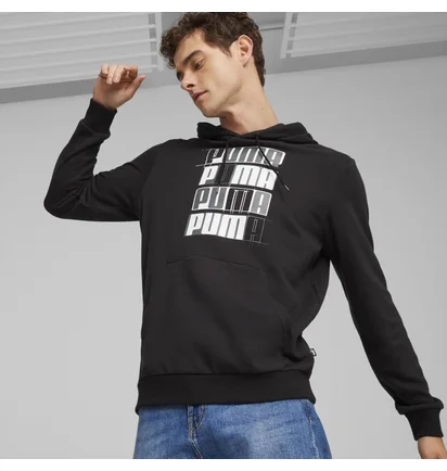Худи мужское Puma Ess+ Logo Lab Hoodie Tr Black 678978-01