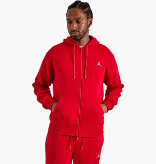 Толстовка чоловіча Air Jordan Brooklyn Full-Zip Fleece Hoodie Red FV7289-687
