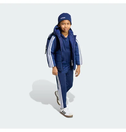 Куртка детская Adidas Essentials 3-Stripes Padded Blue JL9048