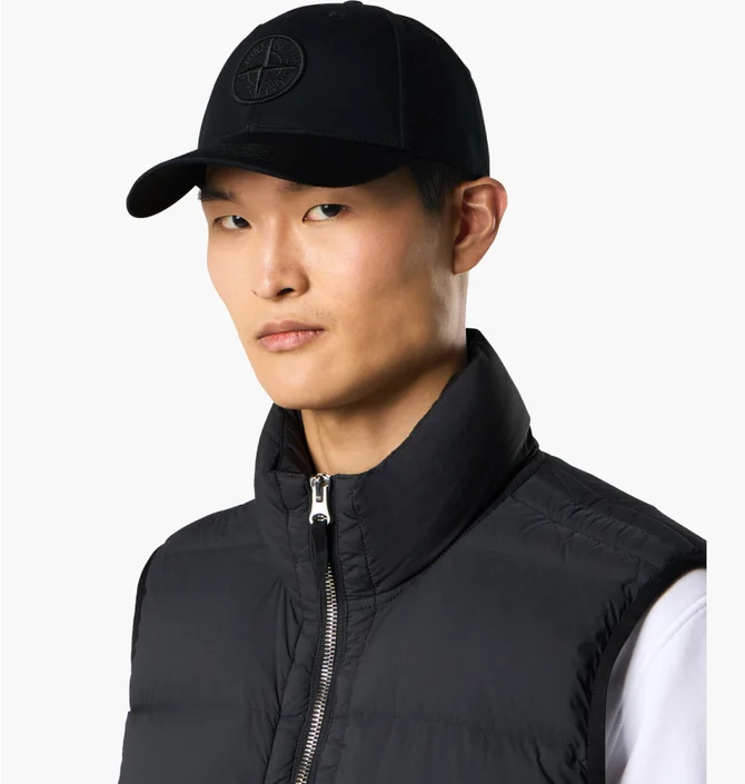 Кепка чоловіча Stone Island Embroidered Logo Cap Black K2S159100013S0248-V0029