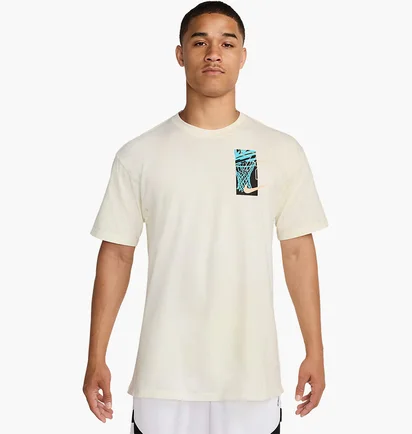 Футболка чоловіча Nike Max90 Basketball T-Shirt Beige FZ8093-113