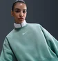 Свитшот женский Nike Style Flc Crew Oos Green DQ5761-017