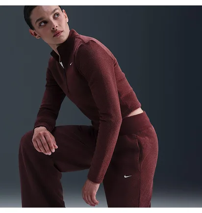 Штани жіночі Nike Nsw Phnx Psh Hr Bordo FN3622-652