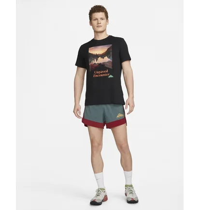 Футболка мужская Nike T-Shirt Trail Dri-Fit Black FD0120-010