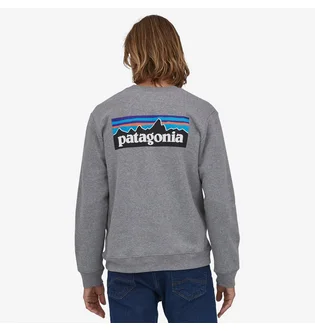 Свитшот мужской Patagonia Fitz Roy Icon Uprisal Crew Sweatshirt Gravel Heather Grey Glh39667