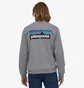 Свитшот мужской Patagonia Fitz Roy Icon Uprisal Crew Sweatshirt Gravel Heather Grey Glh39667