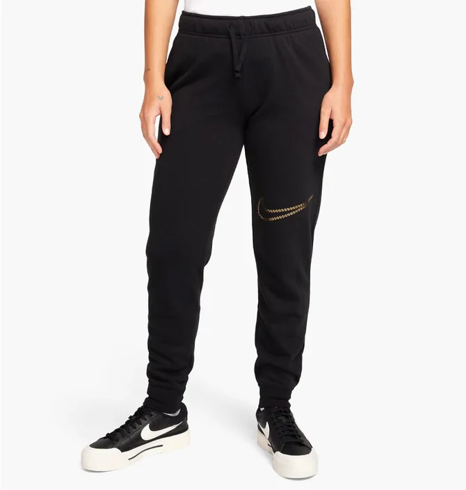 Штани жіночі Nike Ns Club Flc Shine Mr Pant Black FB8760-010