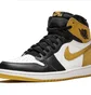 Кроссовки мужские Air Jordan 1 Retro High Og Black/White 555088-109