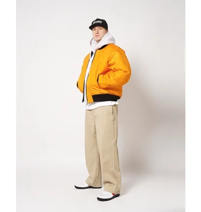 Куртка мужская Stussy Built Reversible Bomber Jacket Black 115743-0001