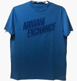 Футболка чоловіча Armani Exchange Asv Cotton A Line Pocket Blue 6DZMJC-ZJXHZ-1116