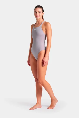 Купальник жіночий Arena Team Swimsuit Swim Pro Solid 44 Grey 004760-590