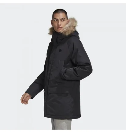Парка мужская Adidas Pad Fur Originals Black GE1312