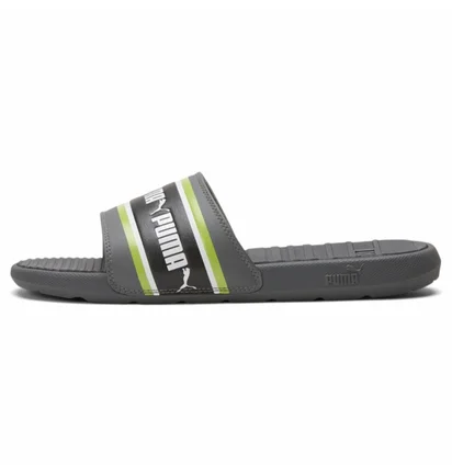 Тапочки мужские Puma Cool Cat Stripe Repeat Slide Sandals Grey 385887-02