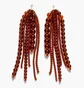 Серьги Cascade Glass-Bead Earrings Brown 1227556001