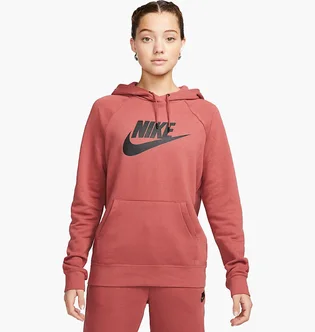 Худи женское Nike Sportswear Essential Fleece Orange DX2319-691
