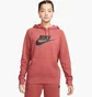 Худі жіноче Nike Sportswear Essential Fleece Orange DX2319-691
