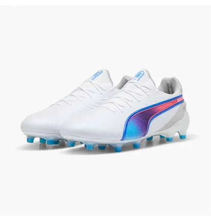 Бутсы мужские Puma King Ultimate Firm Ground/Artificial Ground Soccer Cleats White 107809-02