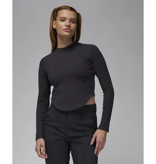 Лонгслів жіночий Air Jordan Camiseta Black FN5399-045