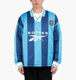 Поло чоловіче Reebok X Botter Padded Ls Polo Blue RMGC002C99JER0014049