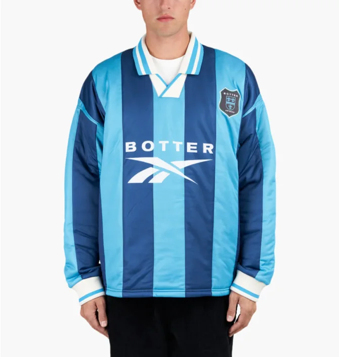 Поло чоловіче Reebok X Botter Padded Ls Polo Blue RMGC002C99JER0014049