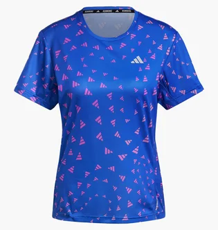 Футболка женская Adidas Graphic Aeroready Performance Blue IY7514