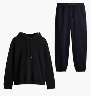 Спортивный костюм мужской H&M Loose Fit Black 1099732001