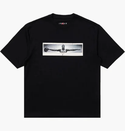 Футболка чоловіча Air Jordan Wings Photo Black IF5617-010