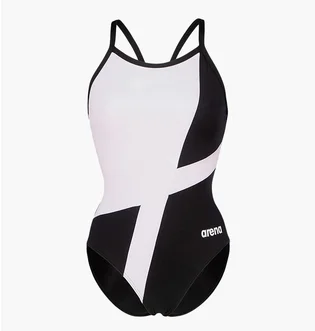Купальник женский Arena Diamond Swimsuit Lightdrop Bac 42 Black/White 007757-510