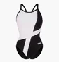 Купальник женский Arena Diamond Swimsuit Lightdrop Bac 42 Black/White 007757-510