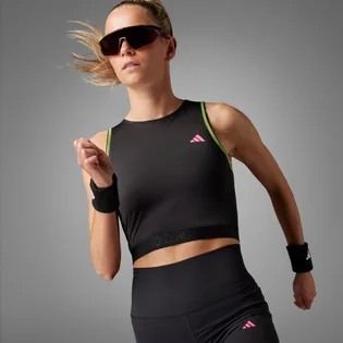 Топ жіночий Adidas Adizero Running Crop Tank Top Black IL1372
