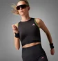 Топ жіночий Adidas Adizero Running Crop Tank Top Black IL1372