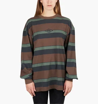 Лонгслив женский Han Kjobenhavn Boxy Tee Long Sleeve Brown F-130668