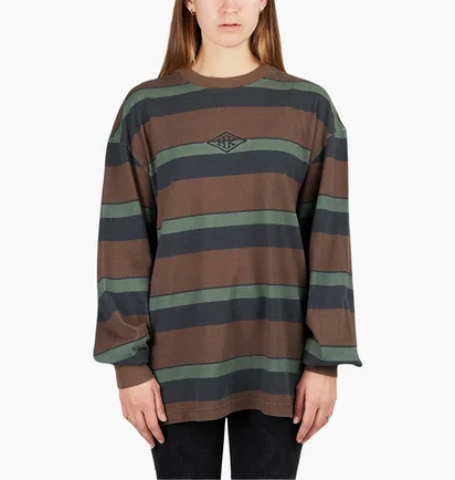 Лонгслів жіночий Han Kjobenhavn Boxy Tee Long Sleeve Brown F-130668