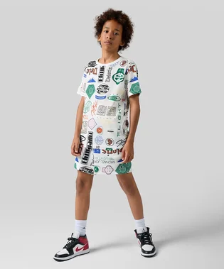 Шорти дитячі Air Jordan Essentials French Terry Printed White 95D743-782