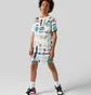 Шорты детские Air Jordan Essentials French Terry Printed White 95D743-782