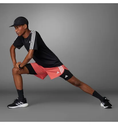 Футболка чоловіча Adidas Own The Run 3-Stripes Tee Black IQ3834